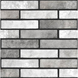 Плитка стінова KB2010 Klinker Brick Сірий Slim 60x205x6 Golden Tile - зображення 1