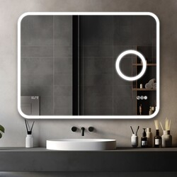 Зеркало Palladia Edge 600x800 с линзой 3X LED Juergen Mirror - зображення 1