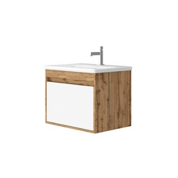 Шафка з умивальником Malta Mlt-65 дуб вотан Juventa - зображення 1