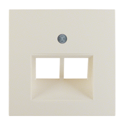 Накладка розетки UAE-E-Dat Berker S1 Белый 14098982 Hager - зображення 1