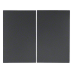 Клавиша выключателя двойная Berker K1 Антрацит 14357006 Hager - зображення 1