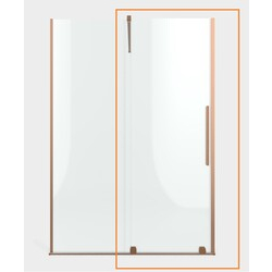 Душові двері Furo Brushed Copper DWJ 130 L RADAWAY - зображення 1