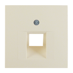 Накладка розетки UAE Berker S1 Белый 14078982 Hager - зображення 1