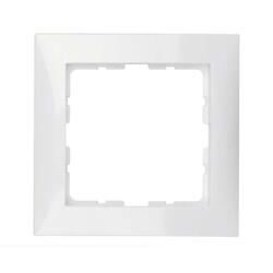 Рамка 1-місна Berker S1 Полярно-Білий 10118989 Hager - зображення 1