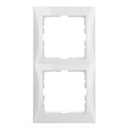 Рамка 2-місна Berker S1 Полярно-Білий 10128989 Hager - зображення 1