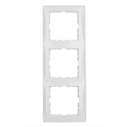 Рамка 3-местная Berker S1 Полярно-белый 10138989 Hager - зображення 1