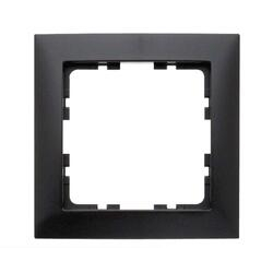 Рамка 1-місна Berker S1 Антрацит 10119949 Hager - зображення 1