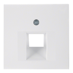 Накладка розетки UAE Berker S1 Полярно-белый 14078989 Hager - зображення 1