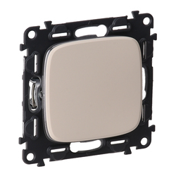 Выключатель 1-клавишный автоматические клеммы 10АХ Valena Allure Слоновая кость 752801 Legrand - зображення 1