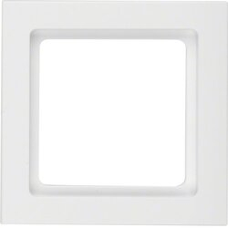 Рамка 1-местная Berker Q3 Полярно-белый Hager - зображення 1