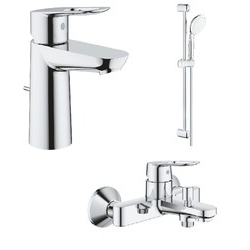 Набор смесителей для ванны 3 в 1 BauLoop 123214S Grohe - зображення 1