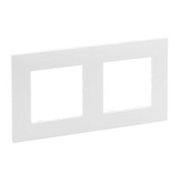 Рамка 2-местная Niloe Step Белый 863192 Legrand - зображення 1