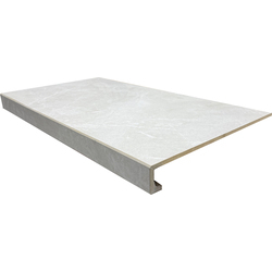 Сходинка пряма з капіносом SGGF 33060018 Stone White 325x597 Котто Кераміка - зображення 1