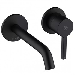 Змішувач для умивальника Nova Fonte Pura 180 чорний matt 202443915 Kludi - зображення 1