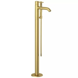 Змішувач підлоговий для ванни Bozz золотий брашований 38590N076 Kludi - зображення 1