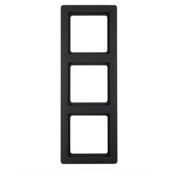 Рамка 3-місна Berker Q1 Антрацит 10136086 Hager - зображення 1