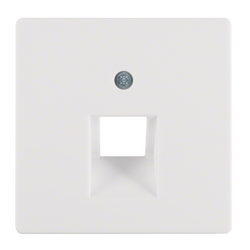 Накладка розетки UAE Berker Q1 Полярно-белый 14076089 Hager - зображення 1