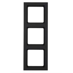 Рамка 3-місна Berker Q3 Антрацит 10136096 Hager - зображення 1