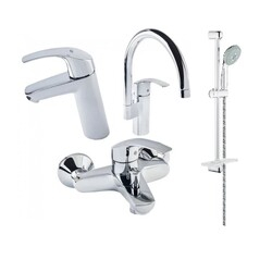 Набор смесителей 4 в 1 Eurosmart 123248MK Grohe - зображення 1