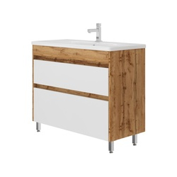 Шкафчик с умывальником Luton Lt-100 дуб вотан Juventa - зображення 1