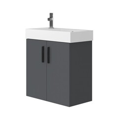 Шафка з умивальником Manhattan Mh-65 сірий Juventa - зображення 1