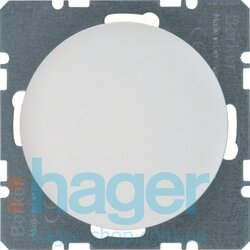 Заглушка Berker R1-R3-R8 Полярно-Білий 10092089 Hager - зображення 1