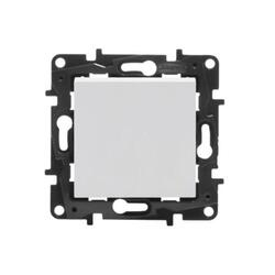 Переключатель 1-клавишный перекрестный 10А винтовые клеммы Niloe Step Белый 863107 Legrand - зображення 1