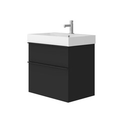 Шкафчик с умывальником Manhattan Mh-70 черный Juventa - зображення 1