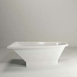 Ванна ALBIS L 170x90 White StudioStone - зображення 1