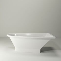 Ванна ALBIS R 170x90 White StudioStone - зображення 1