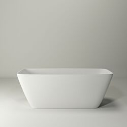 Ванна ALLER 154x62 White StudioStone - зображення 1