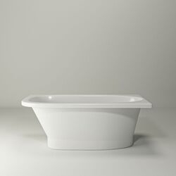 Ванна CAURA R 190x80 White StudioStone - зображення 1