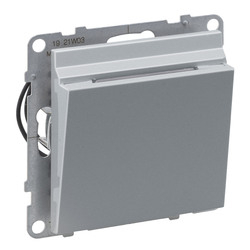 Выключатель карточный 6А 250В Suno Алюминий 721375 Legrand - зображення 1