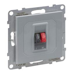 Розетка аудио для колонок Suno Алюминий 721392 Legrand - зображення 1