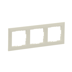 Рамка 3-местная Suno Слоновая кость 721583 Legrand - зображення 1
