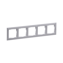 Рамка 5-местная Suno Серый 721545 Legrand - зображення 1