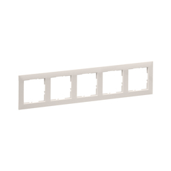 Рамка 5-местная Suno Песочный 721535 Legrand - зображення 1