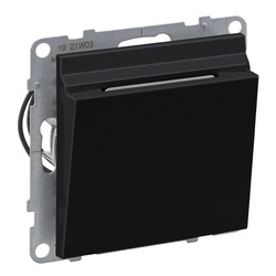 Выключатель карточный 6А 250В Suno Черный 721475 Legrand - зображення 1