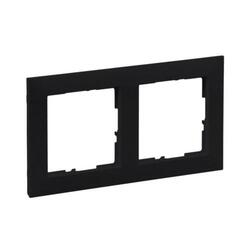 Рамка 2-местная Suno Черный 721522 Legrand - зображення 1