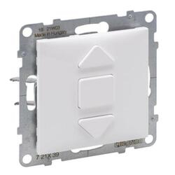 Выключатель жалюзи 3-позиционный 6А 250В Suno Белый 721139 Legrand - зображення 1