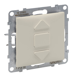 Выключатель жалюзи 3-позиционный 6А 250В Suno Слоновая кость 721239 Legrand - зображення 1