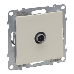 Розетка TV конечная 10dB Suno Слоновая кость 721266 Legrand - зображення 1