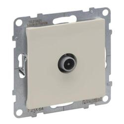Розетка TV звезда Suno Слоновая кость 721264 Legrand - зображення 1