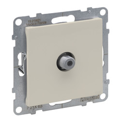 Розетка силовая TV тип F звезда Suno Слоновая кость 721263 Legrand - зображення 1