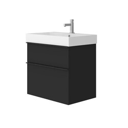 Шафка з умивальником Manhattan Mh-60 чорний Juventa - зображення 1