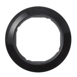 Рамка 1-місна Berker Чорний 138201 Hager - зображення 1