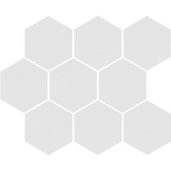 Мозаїка Heksagon Cambia White LAP 275x334x8 Cerrad - зображення 1
