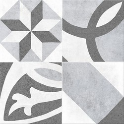 Плитка керамогранітна Henley Grey Pattern 298x298x8 Cersanit - зображення 1