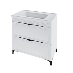 Шафка з умивальником Родео 80 Естель білий Mirater - зображення 1