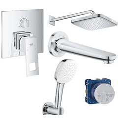 Набір змішувачів 5 в 1 Eurocube UA26417SC0L Grohe - зображення 1